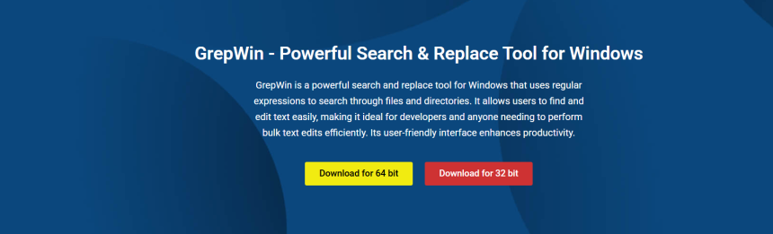 Does GrepWin Work on Large Projects