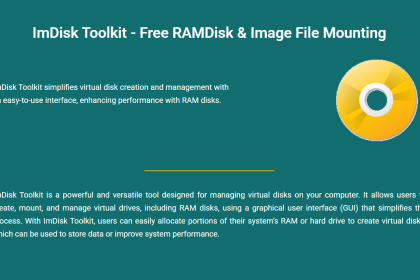 Can ImDisk Mount ISO and VHD Files
