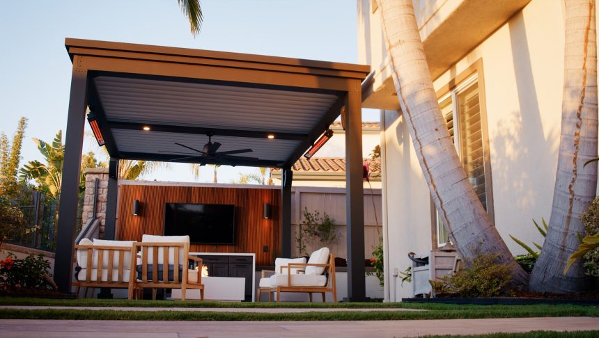 Transform Your Outdoor Space with a Stylish Louvered Pergola