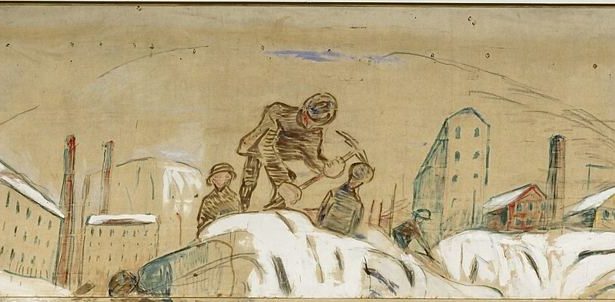 Construction workers on a site
